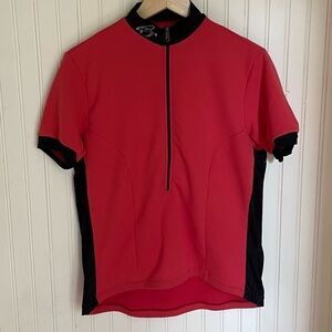 Bouré Men’s Red and Black Cycling Jersey, Medium